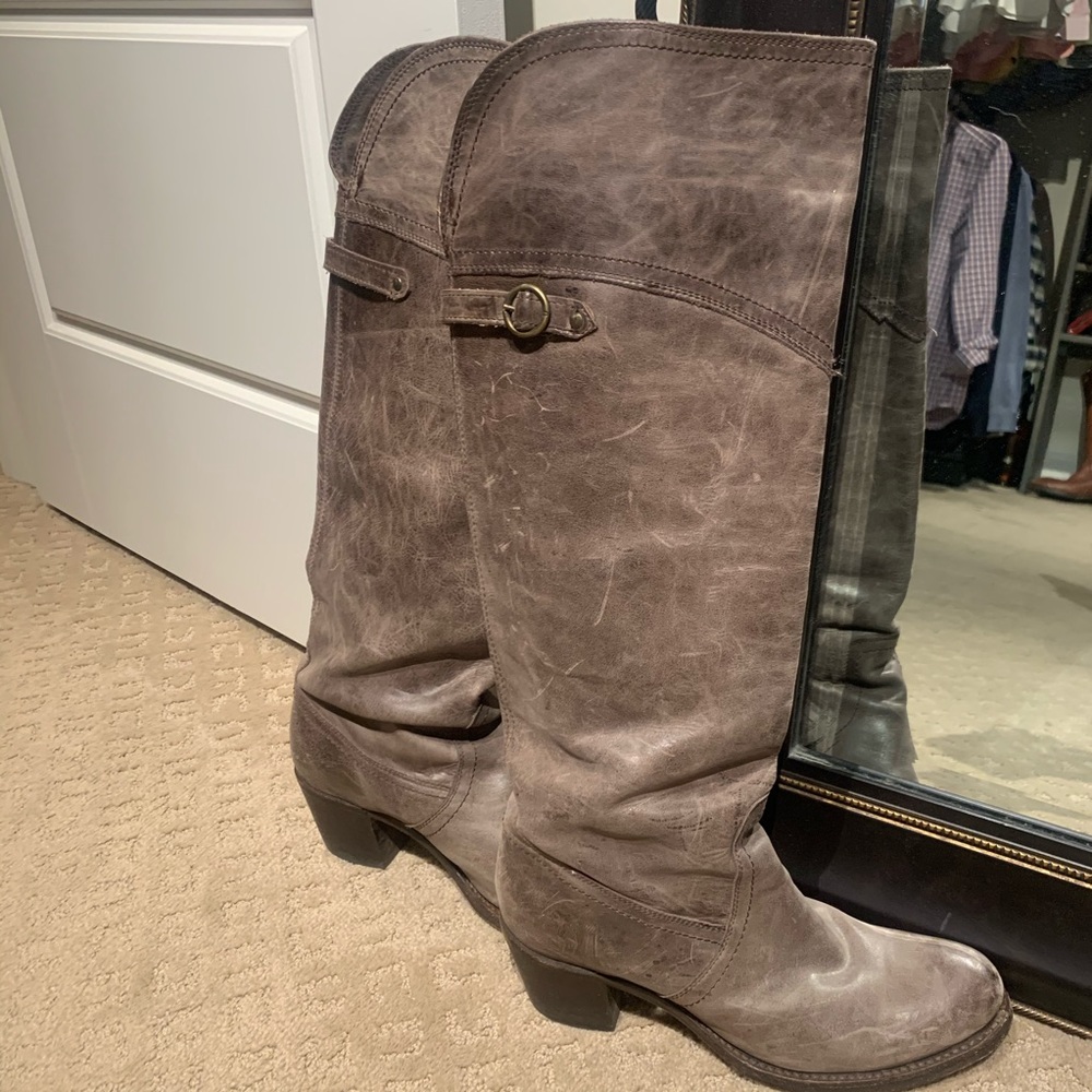 Frye Leather Riding Boots - Picture 5 of 8